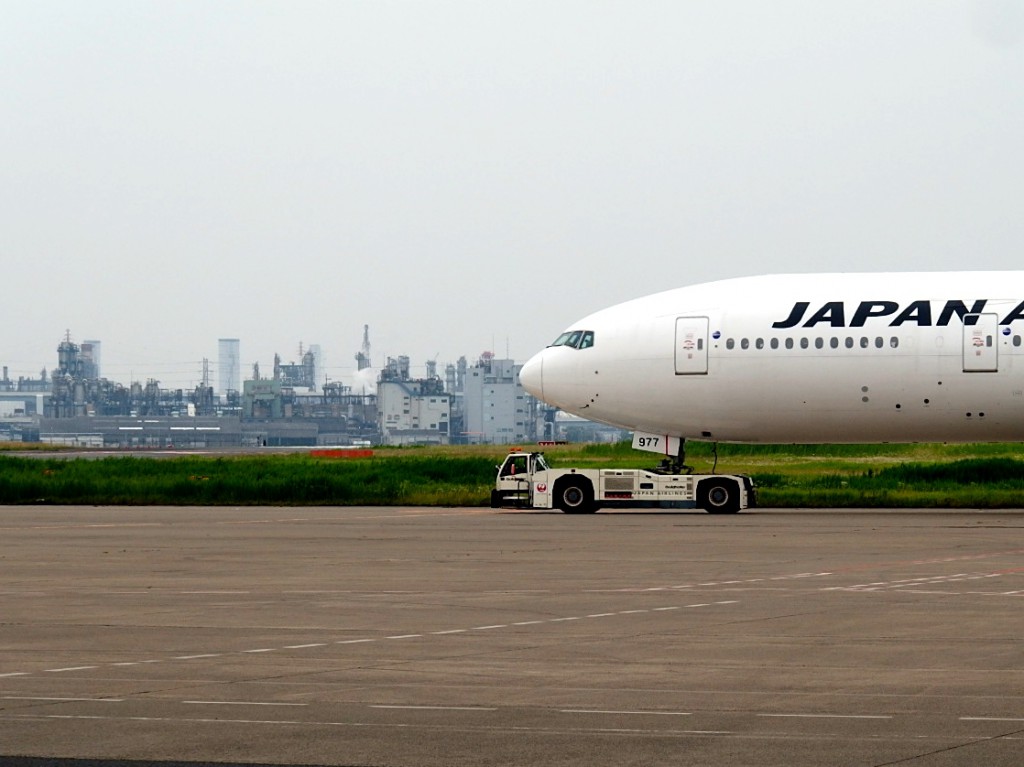 JAL　飛行機見学