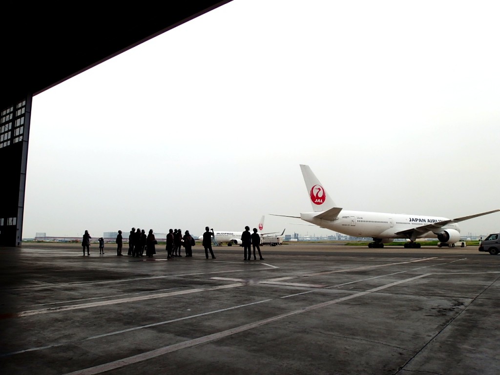 JAL　飛行機見学