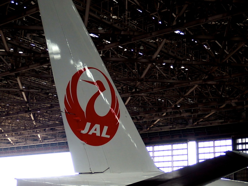 JAL　飛行機見学
