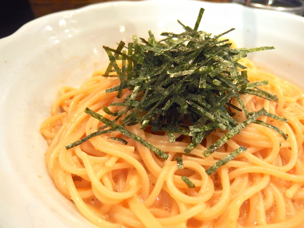 スパゲティ ICHI(タラコとウニのスパゲティ)