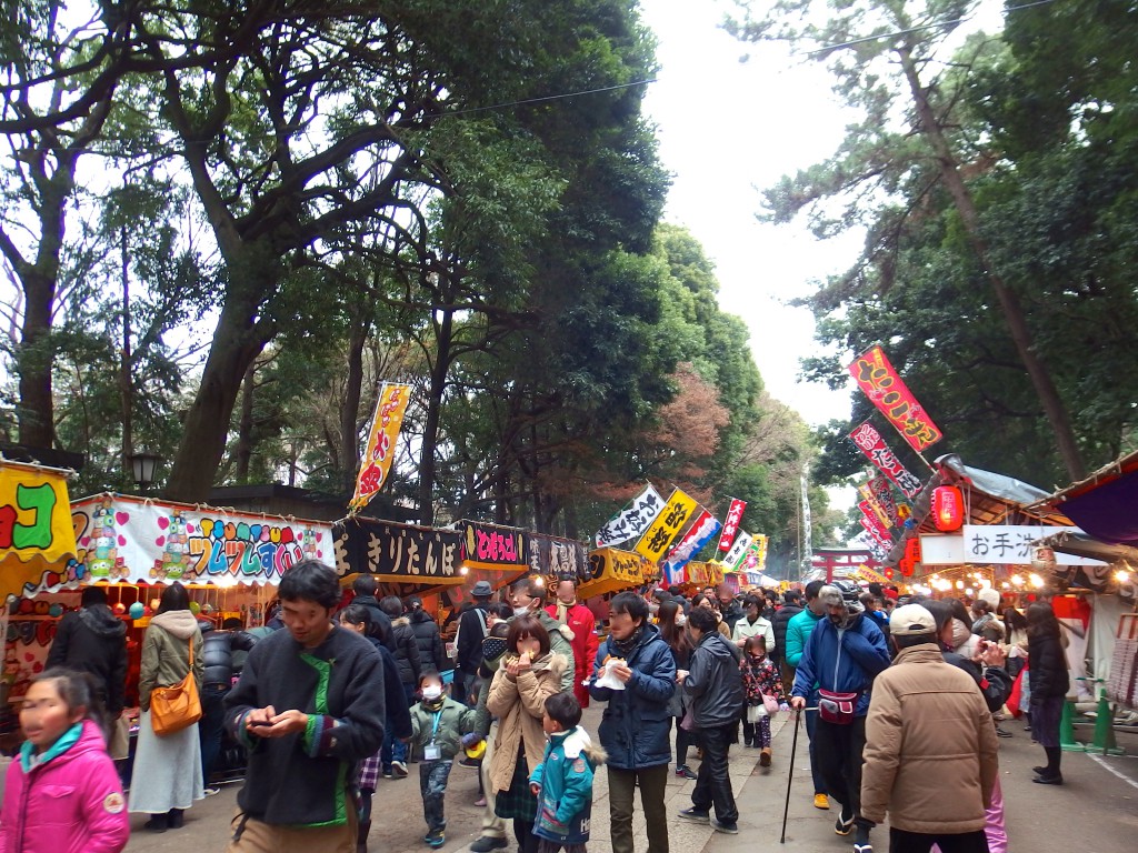 杉並大宮八幡宮(神社、初詣、出店)